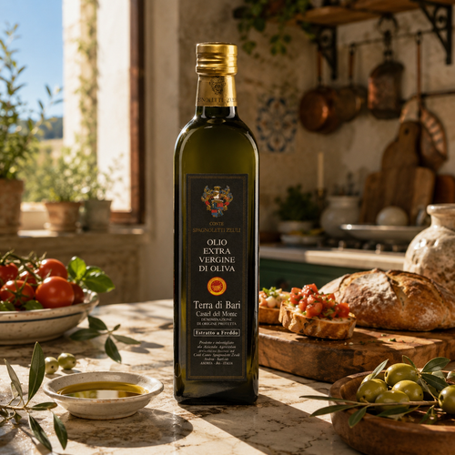 6 bottiglie da 1 L Olio Extravergine di Oliva DOP Camp. 2025-26